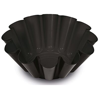 Guardini Gardenia Brioche-bakvorm, 22 cm, staal, anti-aanbaklaag, zwart Guardini Gardenia Brioche-bakvorm, 22 cm, staal, anti-aanbaklaag, zwart