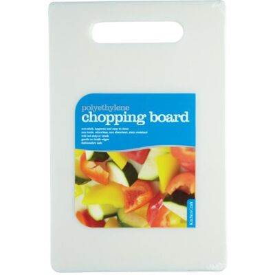 KitchenCraft Kitchen Craft Snijplank van niet-giftige kunststof, middelgroot, 30 x 20 cm, wit KitchenCraft Kitchen Craft Snijplank van niet-giftige kunststof, middelgroot, 30 x 20 cm, wit