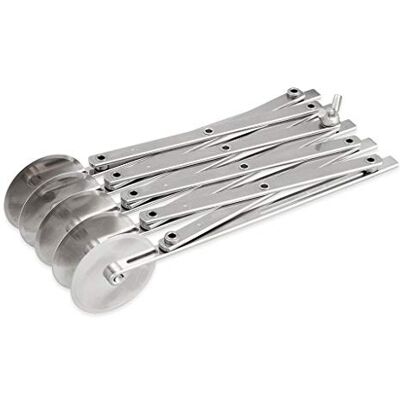 Thermohauser 5 stuks deegsnijder (roestvrij staal), met gladde wielen en 5,5 cm wielen Thermohauser 5 stuks deegsnijder (roestvrij staal), met gladde wielen en 5,5 cm wielen