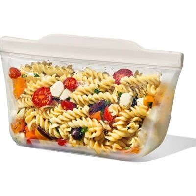OXO Good Grips Herbruikbare siliconen zak Stand-Up Quart (946 ml/32 oz) haver OXO Good Grips Herbruikbare siliconen zak Stand-Up Quart (946 ml/32 oz) haver