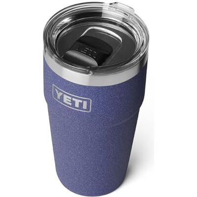 YETI Rambler beker, vacuüm geïsoleerde roestvrijstalen stapelbare beker met Magslider-deksel, maanstof, 591 ml YETI Rambler beker, vacuüm geïsoleerde roestvrijstalen stapelbare beker met Magslider-deksel, maanstof, 591 ml