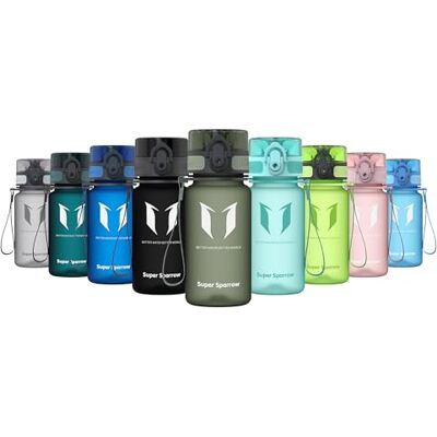 Super Sparrow , waterfles, drinkfles voor kinderen, BPA-vrij, geschikt voor sporten, wandelen, school, kantoor, buiten, 350 ml Super Sparrow , waterfles, drinkfles voor kinderen, BPA-vrij, geschikt voor sporten, wandelen, school, kantoor, buiten, 350 ml