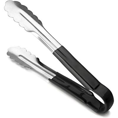 LACOR 63061 Karu tang van roestvrij staal, zwart, 24 cm LACOR 63061 Karu tang van roestvrij staal, zwart, 24 cm