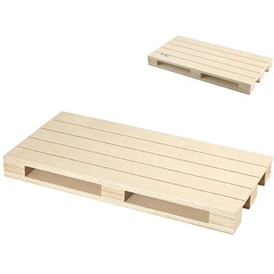 H&H HOME Pallet snijplank, hout, 20 x 40 cm, keukenhulp H&H HOME Pallet snijplank, hout, 20 x 40 cm, keukenhulp