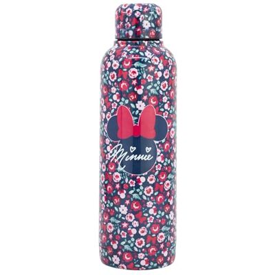 Stor Disney Minnie Mouse Bouteille d'eau isotherme réutilisable en acier inoxydable à double isolation 515 ml Stor Disney Minnie Mouse Bouteille d'eau isotherme réutilisable en acier inoxydable à double isolation 515 ml