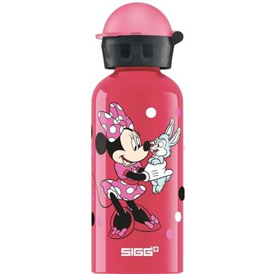 Sigg Disney drinkfles voor kinderen (0,4 liter), kleine fles zonder BPA en oplosmiddelen met veiligheidsdop, zeer stevige aluminium fles Sigg Disney drinkfles voor kinderen (0,4 liter), kleine fles zonder BPA en oplosmiddelen met veiligheidsdop, zeer stevige aluminium fles