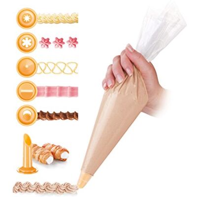 Tescoma 10 stuks decoratieve zakken, 6 stuks Delicia spuitzakken, 22 x 12,5 x 3,2 cm Tescoma 10 stuks decoratieve zakken, 6 stuks Delicia spuitzakken, 22 x 12,5 x 3,2 cm