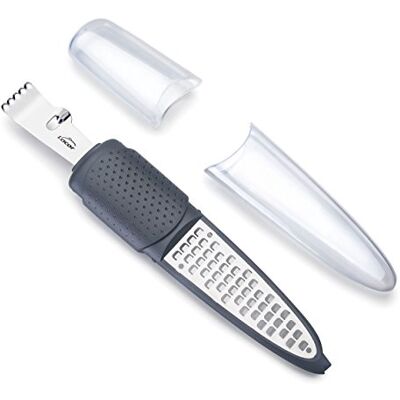 LACOR 63911 rasp roestvrij staal, grijs, 18 cm LACOR 63911 rasp roestvrij staal, grijs, 18 cm