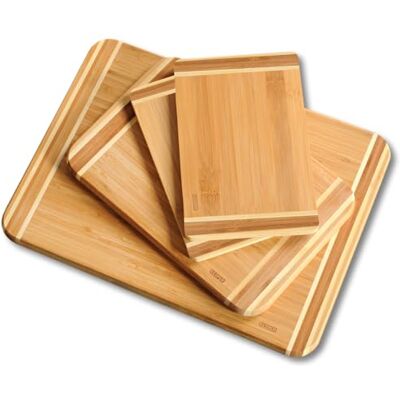 Kesper 4 stuks bamboe snijplanken 58129 Kesper 4 stuks bamboe snijplanken 58129