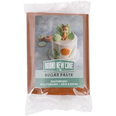 Brand New Cake BrandNewCake® Suikerpasta, bruin, 250 g, eenvoudig te gebruiken voor de decoratie van taarten, koekjes en cupcakes, bruine kleur, perfect voor creatieve combinaties Brand New Cake BrandNewCake® Suikerpasta, bruin, 250 g, eenvoudig te gebruiken voor de decoratie van taarten, koekjes en cupcakes, bruine kleur, perfect voor creatieve combinaties