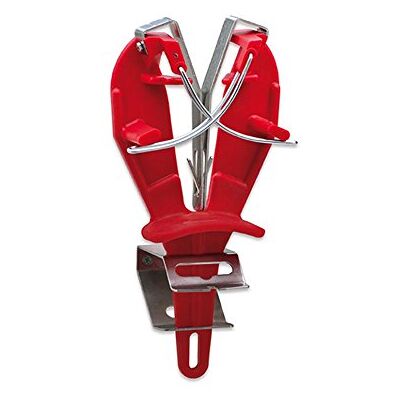 Giesser Sinds 1776 Made in Germany Sharp Easy messenslijper, met houder, slijpstaal, dubbele functie, rood, 9980 r Giesser Sinds 1776 Made in Germany Sharp Easy messenslijper, met houder, slijpstaal, dubbele functie, rood, 9980 r