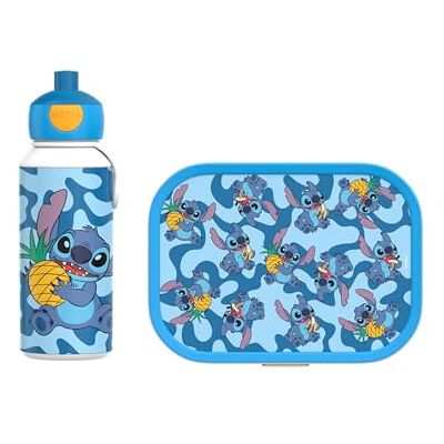 Mepal Campus pauzeset Kinderset met pop-up drinkfles en lunchbox Maaltijdset voor school of onderweg Vaatwasmachinebestendig 400 + 750 ml Stitch Mepal Campus pauzeset Kinderset met pop-up drinkfles en lunchbox Maaltijdset voor school of onderweg Vaatwasmachinebestendig 400 + 750 ml Stitch