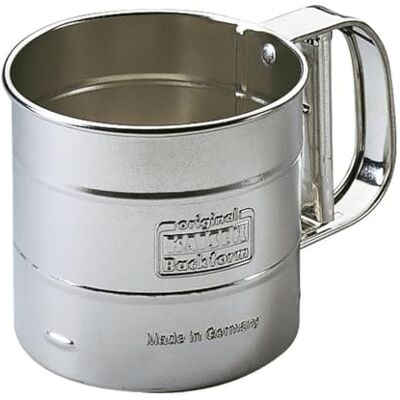 Kaiser Inspiration Mehl- en poederzuckersiber 350 g, eenhandmixer, roestvrij staal, handgreep voor mehl, suiker, pit, kruidenpoeder Kaiser Inspiration Mehl- en poederzuckersiber 350 g, eenhandmixer, roestvrij staal, handgreep voor mehl, suiker, pit, kruidenpoeder