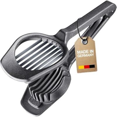 Westmark Champion Black Edition fruit- en champignonsnijder, nauwkeurige snijder voor paddenstoelen, kiwi's en aardbeien, antraciet Westmark Champion Black Edition fruit- en champignonsnijder, nauwkeurige snijder voor paddenstoelen, kiwi's en aardbeien, antraciet