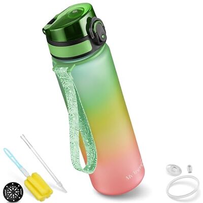 My Vesperbox Minny Drinkfles voor kinderen, lekvrij, 500 ml, met rietje of zeef, lichte Tritan waterfles, BPA-vrij, voor de kleuterklas, school (regenboog, 500 ml) My Vesperbox Minny Drinkfles voor kinderen, lekvrij, 500 ml, met rietje of zeef, lichte Tritan waterfles, BPA-vrij, voor de kleuterklas, school (regenboog, 500 ml)