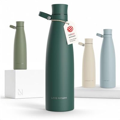 LARS NYSØM Drinkfles Roestvrij Staal 1000ml BPA-vrij Geïsoleerde Fles 1,00 Liter Lekvrije Waterfles voor Sport, Fiets, Hond, Baby, Kids Acier Inoxydable Gourde Isotherme 12h Chaud 24h Froid Gourde Étanche pour Le Sport et la Bicyclette Gourde Eau LARS NYSØM Drinkfles Roestvrij Staal 1000ml BPA-vrij Geïsoleerde Fles 1,00 Liter Lekvrije Waterfles voor Sport, Fiets, Hond, Baby, Kids Acier Inoxydable Gourde Isotherme 12h Chaud 24h Froid Gourde Étanche pour Le Sport et la Bicyclette Gourde Eau