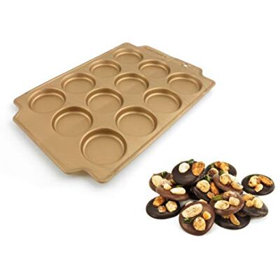 CÉCOA • Siliconen vorm bedelaars goud Kerstmis • 12 holtes 6 cm • zelfgemaakte chocoladevorm • 100% voedselveilige siliconen • BPA-vrij • oven, koelkast, vriezer • temperaturen -40 °C tot +230 °C CÉCOA • Siliconen vorm bedelaars goud Kerstmis • 12 holtes 6 cm • zelfgemaakte chocoladevorm • 100% voedselveilige siliconen • BPA-vrij • oven, koelkast, vriezer • temperaturen -40 °C tot +230 °C