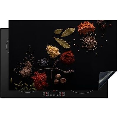 KitchenYeah © Bescherming voor inductiekookplaat, 81,6 x 52,7 cm, decoratie, keuken, beschermd, kookdeksel, glaskeramiek, kruiden, zwart, specerijen, keuken, koken KitchenYeah © Bescherming voor inductiekookplaat, 81,6 x 52,7 cm, decoratie, keuken, beschermd, kookdeksel, glaskeramiek, kruiden, zwart, specerijen, keuken, koken