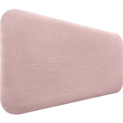 DHOME Gestoffeerd hoofdeinde, glad, afgerond, van natuurlijk linnen, voor akoestische muur, absorberend, hoofdeinde, slaapkamer (lichtroze, 90 cm) DHOME Gestoffeerd hoofdeinde, glad, afgerond, van natuurlijk linnen, voor akoestische muur, absorberend, hoofdeinde, slaapkamer (lichtroze, 90 cm)