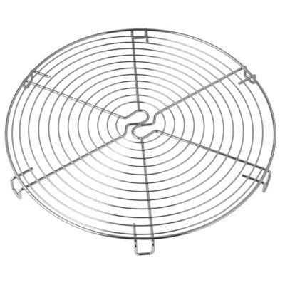Dr. Oetker 32 cm rond taartrooster van metaal, zilverkleurig Dr. Oetker 32 cm rond taartrooster van metaal, zilverkleurig