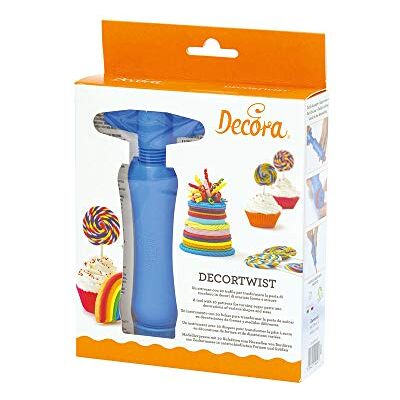 Decora 9260240 Decortwist met 20 verwisselbare netten, blauw, uniek Decora 9260240 Decortwist met 20 verwisselbare netten, blauw, uniek