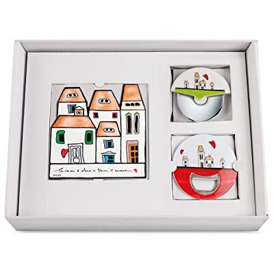 Egan Koffieset, meerkleurig, uniek Egan Koffieset, meerkleurig, uniek