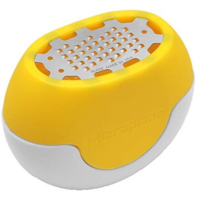 Microplane FlexiZesti fijne Zester geel voor sinaasappels, citroenen en andere citrusvruchten Microplane FlexiZesti fijne Zester geel voor sinaasappels, citroenen en andere citrusvruchten