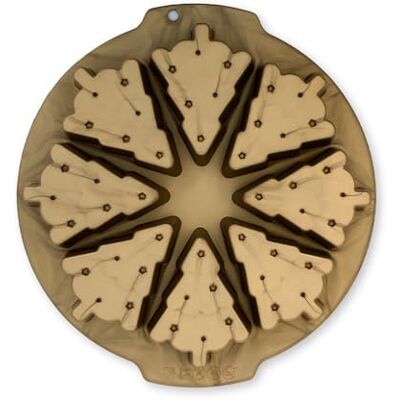 CÉCOA • Siliconen mal 8 taarten kerstboom • 100% voedselveilige siliconen • BPA-vrij • anti-aanbaklaag • oven, koelkast, vriezer • temperaturen -40 °C tot +230 °C CÉCOA • Siliconen mal 8 taarten kerstboom • 100% voedselveilige siliconen • BPA-vrij • anti-aanbaklaag • oven, koelkast, vriezer • temperaturen -40 °C tot +230 °C