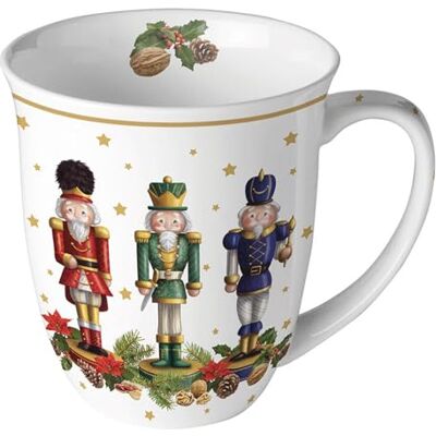 Ambiente Mok van 0,4 liter Koffie- en theemok Notenkraker Kerstmis Ambiente Mok van 0,4 liter Koffie- en theemok Notenkraker Kerstmis