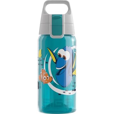 Sigg Viva One Dory drinkfles voor kinderen, met lekvrije sluiting, herbruikbare drinkfles zonder giftige stoffen, met één hand te bedienen. Sigg Viva One Dory drinkfles voor kinderen, met lekvrije sluiting, herbruikbare drinkfles zonder giftige stoffen, met één hand te bedienen.