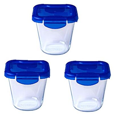 Pyrex Cook & Go lunchbox met dezelfde inhoud (3 x 0,8 l – pastabox) – speciaal om mee te nemen met waterdicht en luchtdicht deksel – geschikt voor oven, magnetron en vaatwasser Pyrex Cook & Go lunchbox met dezelfde inhoud (3 x 0,8 l – pastabox) – speciaal om mee te nemen met waterdicht en luchtdicht deksel – geschikt voor oven, magnetron en vaatwasser