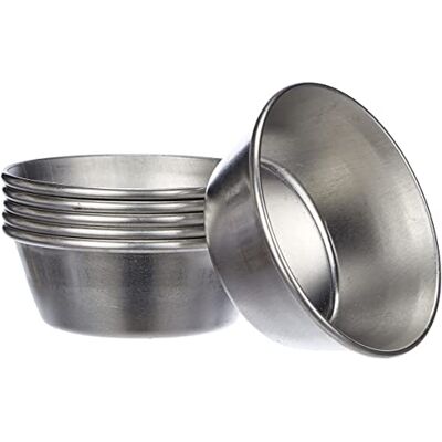 IBILI Set van 6 vormen van Nada Portugees, aluminium, zilver, 17 x 8 x 4 cm, 6 IBILI Set van 6 vormen van Nada Portugees, aluminium, zilver, 17 x 8 x 4 cm, 6