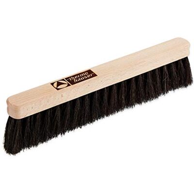 Thermohauser Zwarte paardenhaarbezem met houten achterkant, 30 x 3 cm, meelborstel voor het vegen van werkbladen, natuurlijke kleur, zwart Thermohauser Zwarte paardenhaarbezem met houten achterkant, 30 x 3 cm, meelborstel voor het vegen van werkbladen, natuurlijke kleur, zwart