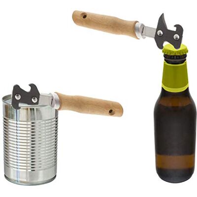 ORYX Blikopener met houten handvat 170 mm ORYX Blikopener met houten handvat 170 mm