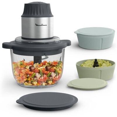 Moulinex Choppeo Party hakmolen, 500 W, 3 voorraadschalen + 3 deksels Choppeo Party hakmolen, 500 W, 3 voorraadschalen + 3 deksels Moulinex Choppeo Party hakmolen, 500 W, 3 voorraadschalen + 3 deksels Choppeo Party hakmolen, 500 W, 3 voorraadschalen + 3 deksels