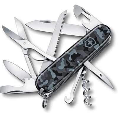 Victorinox Taschenmesser Huntsman (15 functies, schere, houtzagen, kurkentrekker, kapselschaar, Drahtabisolier) Victorinox Taschenmesser Huntsman (15 functies, schere, houtzagen, kurkentrekker, kapselschaar, Drahtabisolier)