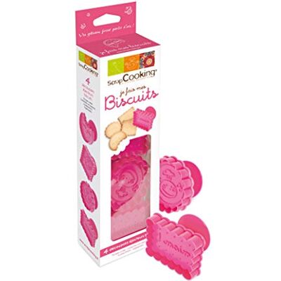 ScrapCooking SCRAP COOKING 2030 I Fais Mes koekjesset, kunststof/ABS, roze, 28,5 x 7,5 x 4,5 cm ScrapCooking SCRAP COOKING 2030 I Fais Mes koekjesset, kunststof/ABS, roze, 28,5 x 7,5 x 4,5 cm