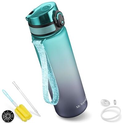 My Vesperbox Minny Drinkfles voor kinderen, lekvrij, 350 ml, 500 ml, 750 ml, met rietje of zeef, lichte Tritan waterfles, BPA-vrij, voor de kleuterklas, school (750 ml, grijs, blauw) My Vesperbox Minny Drinkfles voor kinderen, lekvrij, 350 ml, 500 ml, 750 ml, met rietje of zeef, lichte Tritan waterfles, BPA-vrij, voor de kleuterklas, school (750 ml, grijs, blauw)