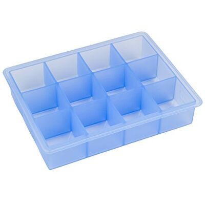 Lurch 10465 ijsblokjeshouder, 40 x 40 mm, ijsblauw Lurch 10465 ijsblokjeshouder, 40 x 40 mm, ijsblauw