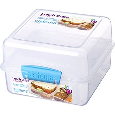 Sistema 21731ZS Lunchbox, 3-zits, 1,4 verschillende kleuren Sistema 21731ZS Lunchbox, 3-zits, 1,4 verschillende kleuren