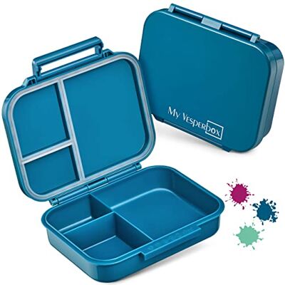 My Vesperbox Mini Bia Lunchbox voor kinderen, nieuw, compact, licht, lekvrij, BPA-vrij, voor kleuterschool en school (petrol) My Vesperbox Mini Bia Lunchbox voor kinderen, nieuw, compact, licht, lekvrij, BPA-vrij, voor kleuterschool en school (petrol)