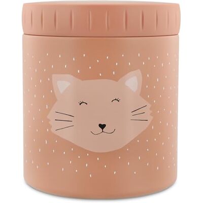 Trixie Geïsoleerde lunchbox van roestvrij staal, 500 ml, voedselcontainer voor lunch/snack (Mrs. Cat (kat)) Trixie Geïsoleerde lunchbox van roestvrij staal, 500 ml, voedselcontainer voor lunch/snack (Mrs. Cat (kat))