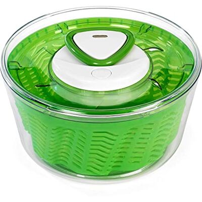Zyliss E940012 Easy Spin 2 Slacentrifuge, Groot, Kunststof, Groente, Spinner Afdruiprek Voor Sla, Salades En Groenten, Vaatwasserbestendig, 5 Jaar Garantie Zyliss E940012 Easy Spin 2 Slacentrifuge, Groot, Kunststof, Groente, Spinner Afdruiprek Voor Sla, Salades En Groenten, Vaatwasserbestendig, 5 Jaar Garantie