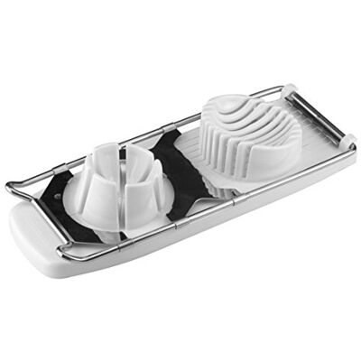 Tescoma Eiersnijder, kunststof, wit/zilver, 27 x 11,6 x 4,5 cm Tescoma Eiersnijder, kunststof, wit/zilver, 27 x 11,6 x 4,5 cm