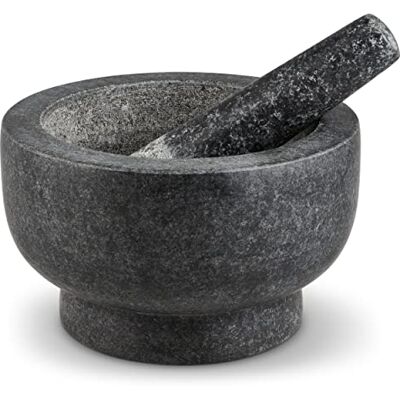 Cole & Mason H122126 vijzel en stamper, 20 cm, vijzel en stamper voor specerijen, keuken, graniet, 2 jaar garantie Cole & Mason H122126 vijzel en stamper, 20 cm, vijzel en stamper voor specerijen, keuken, graniet, 2 jaar garantie