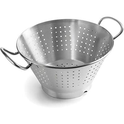 LACOR 50851 conische zeef op voet, 50 cm, zilver LACOR 50851 conische zeef op voet, 50 cm, zilver