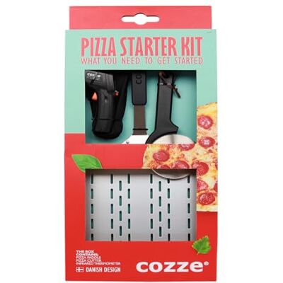 cozze ® 3-delige pizzacadeauset: pizzaschep, digitale thermometer en rol pizzasnijder hoogwaardige accessoires voor zelfgemaakte pizza cozze ® 3-delige pizzacadeauset: pizzaschep, digitale thermometer en rol pizzasnijder hoogwaardige accessoires voor zelfgemaakte pizza