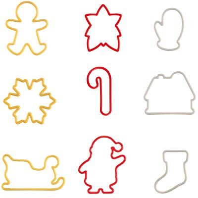 Tescoma 630901 uitsteekvormen voor Kerstmis, 9 stuks Tescoma 630901 uitsteekvormen voor Kerstmis, 9 stuks