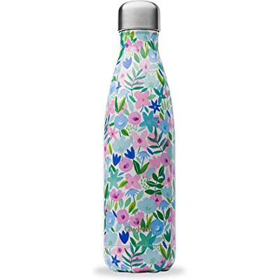 QWETCH Thermosfles blauwe bloemen 500 ml – drinkfles voor onderweg van roestvrij staal – 24 uur koud en 12 uur warm – waterdicht, BPA-vrij en herbruikbaar – thermosfles voor sport, reizen, kantoor, QWETCH Thermosfles blauwe bloemen 500 ml – drinkfles voor onderweg van roestvrij staal – 24 uur koud en 12 uur warm – waterdicht, BPA-vrij en herbruikbaar – thermosfles voor sport, reizen, kantoor,