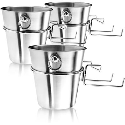 com-four ® Champagne-emmer, 3x met tafelstandaard, koelemmer voor mousserende wijn, wijn en champagne, elegante roestvrijstalen wijnkoeler voor koude dranken com-four ® Champagne-emmer, 3x met tafelstandaard, koelemmer voor mousserende wijn, wijn en champagne, elegante roestvrijstalen wijnkoeler voor koude dranken